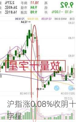 沪指涨0.08%收阴十字星