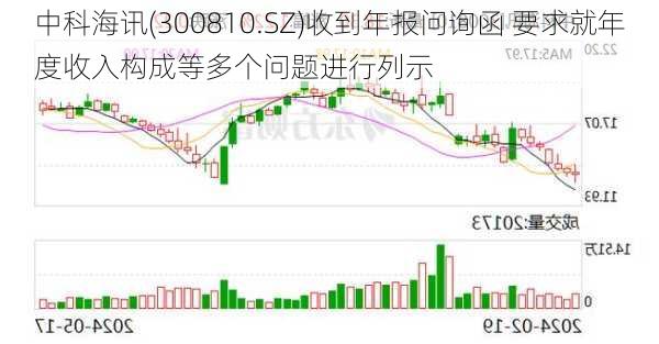 中科海讯(300810.SZ)收到年报问询函 要求就年度收入构成等多个问题进行列示