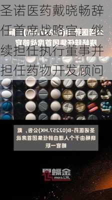 圣诺医药戴晓畅辞任首席战略官：继续担任执行董事并担任药物开发顾问