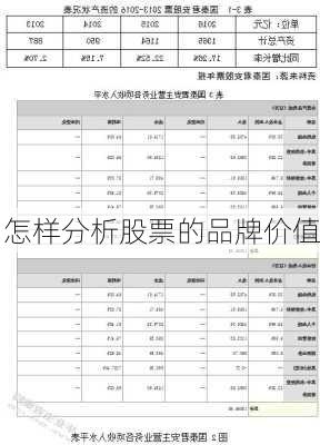 怎样分析股票的品牌价值