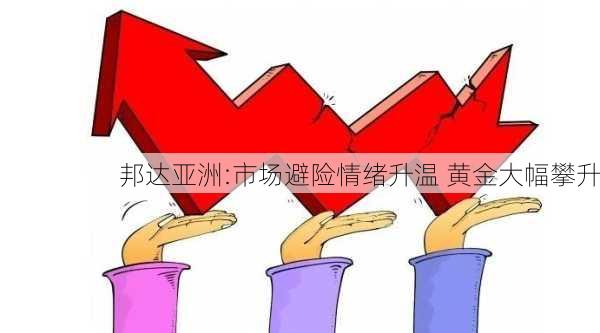 邦达亚洲:市场避险情绪升温 黄金大幅攀升