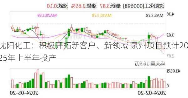 沈阳化工：积极开拓新客户、新领域 泉州项目预计2025年上半年投产