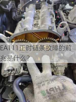 EA111正时链条故障的前兆是什么？