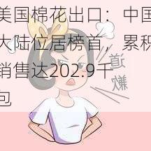 美国棉花出口：中国大陆位居榜首，累积销售达202.9千包