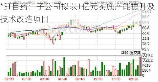 *ST目药：子公司拟以1亿元实施产能提升及技术改造项目