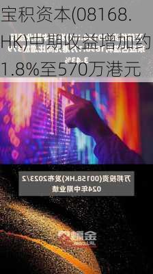 宝积资本(08168.HK)中期收益增加约11.8%至570万港元