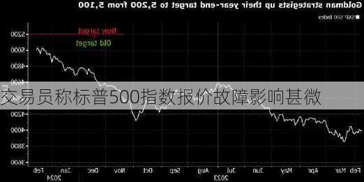 交易员称标普500指数报价故障影响甚微