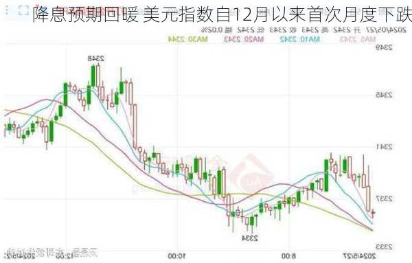 降息预期回暖 美元指数自12月以来首次月度下跌