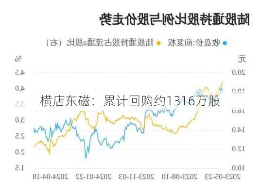 横店东磁：累计回购约1316万股