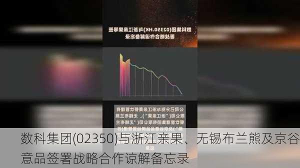 数科集团(02350)与浙江亲果、无锡布兰熊及京谷意品签署战略合作谅解备忘录