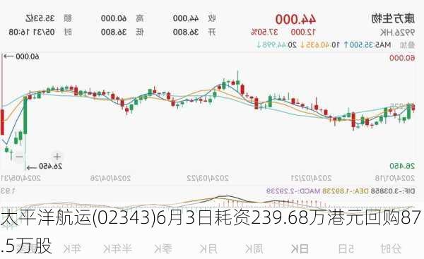 太平洋航运(02343)6月3日耗资239.68万港元回购87.5万股