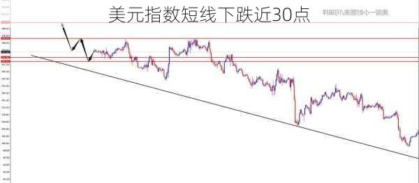 美元指数短线下跌近30点