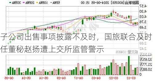 子公司出售事项披露不及时，国旅联合及时任董秘赵扬遭上交所监管警示