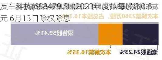 友车科技(688479.SH)2023年度拟每股派0.5元 6月13日除权除息