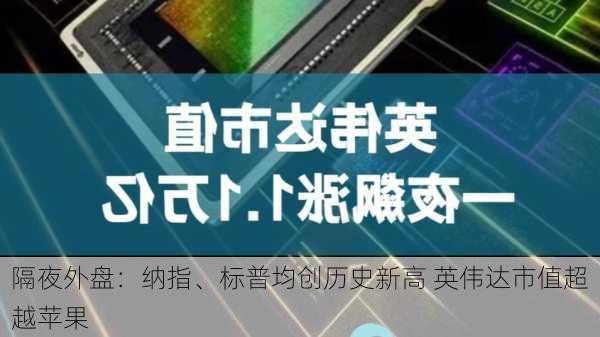 隔夜外盘：纳指、标普均创历史新高 英伟达市值超越苹果