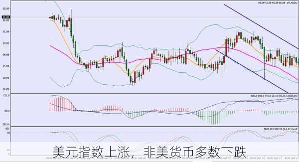 美元指数上涨，非美货币多数下跌