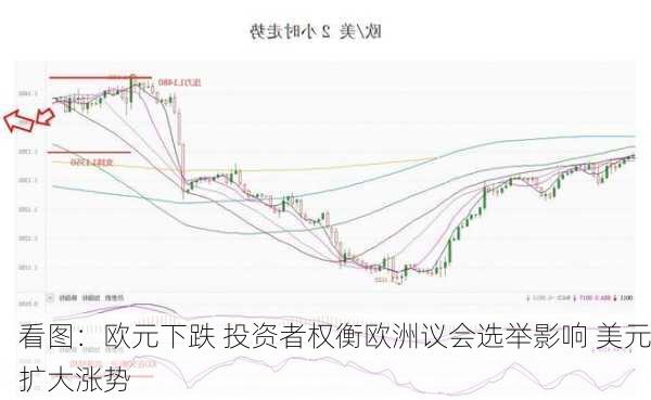 看图：欧元下跌 投资者权衡欧洲议会选举影响 美元扩大涨势