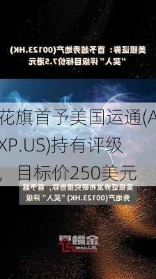 花旗首予美国运通(AXP.US)持有评级，目标价250美元