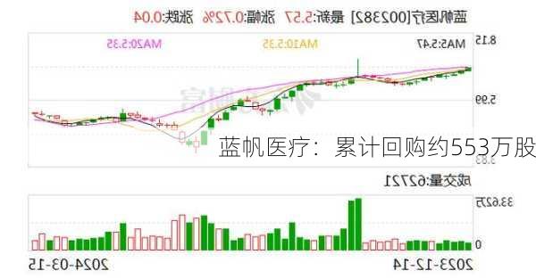 蓝帆医疗：累计回购约553万股