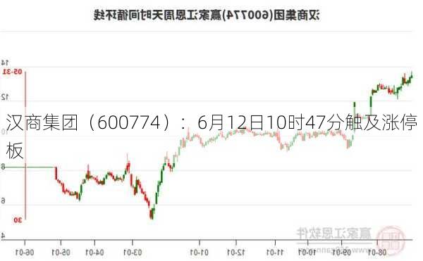 汉商集团（600774）：6月12日10时47分触及涨停板