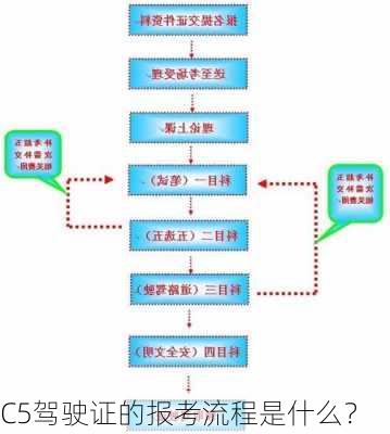 C5驾驶证的报考流程是什么？