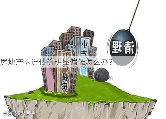 房地产拆迁估价明显偏低怎么办？