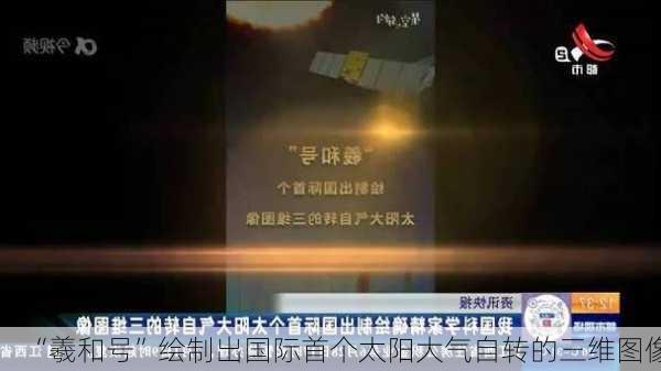 “羲和号”绘制出国际首个太阳大气自转的三维图像