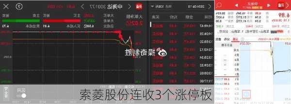 索菱股份连收3个涨停板