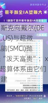 马斯克向戴尔(DELL.US)与超微电脑(SMCI)抛来“泼天富贵”：xAI超算体系由它们构建