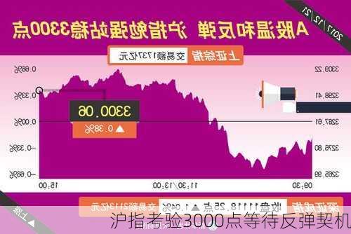 沪指考验3000点等待反弹契机