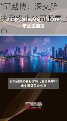 *ST越博：深交所决定终止公司股票上市