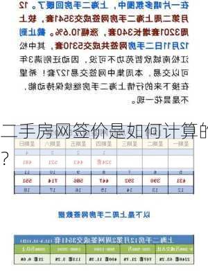 二手房网签价是如何计算的？