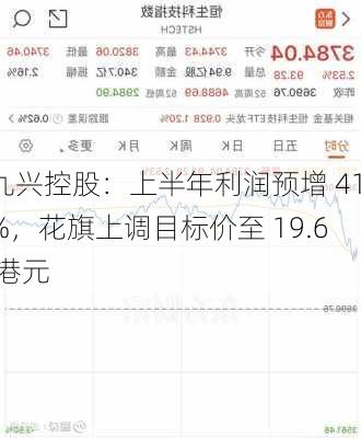 九兴控股：上半年利润预增 41%，花旗上调目标价至 19.6 港元