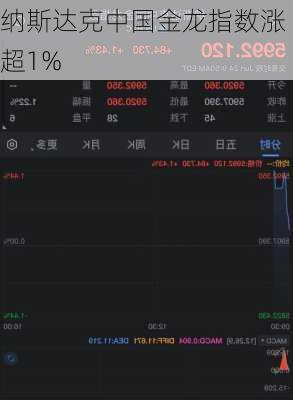 纳斯达克中国金龙指数涨超1%