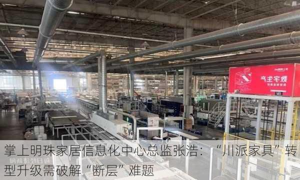 掌上明珠家居信息化中心总监张浩：“川派家具”转型升级需破解“断层”难题