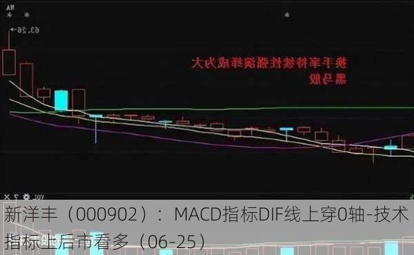 新洋丰（000902）：MACD指标DIF线上穿0轴-技术指标上后市看多（06-25）