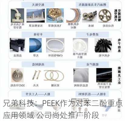 兄弟科技：PEEK作为对苯二酚重点应用领域 公司尚处推广阶段