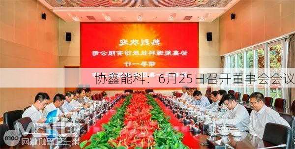 协鑫能科：6月25日召开董事会会议