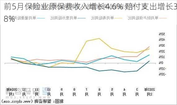 前5月保险业原保费收入增长4.6% 赔付支出增长38%