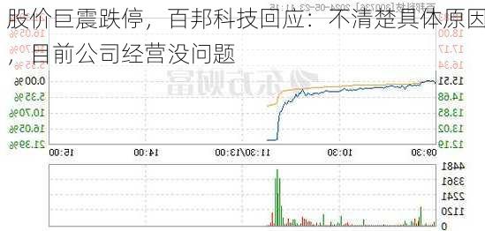 股价巨震跌停，百邦科技回应：不清楚具体原因，目前公司经营没问题