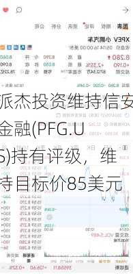 派杰投资维持信安金融(PFG.US)持有评级，维持目标价85美元