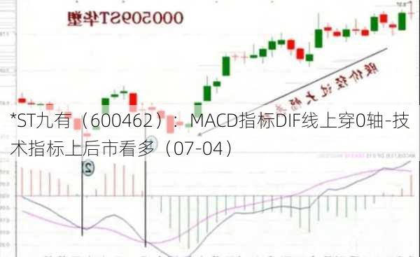 *ST九有（600462）：MACD指标DIF线上穿0轴-技术指标上后市看多（07-04）