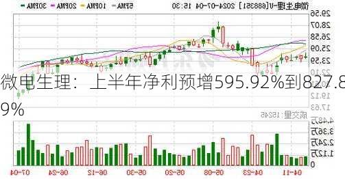 微电生理：上半年净利预增595.92%到827.89%