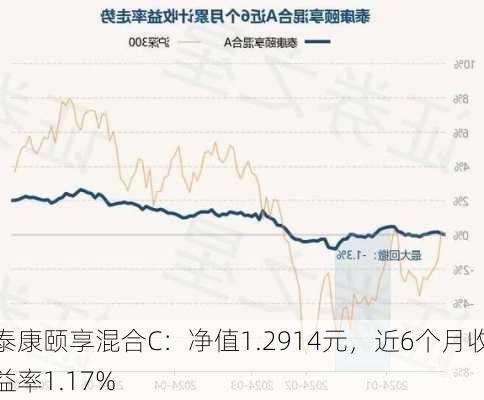 泰康颐享混合C：净值1.2914元，近6个月收益率1.17%