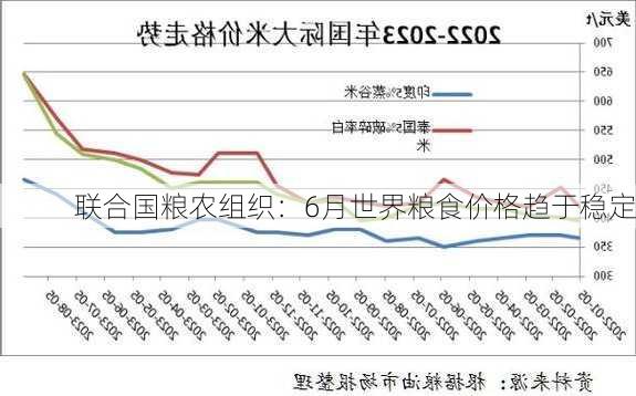 联合国粮农组织：6月世界粮食价格趋于稳定