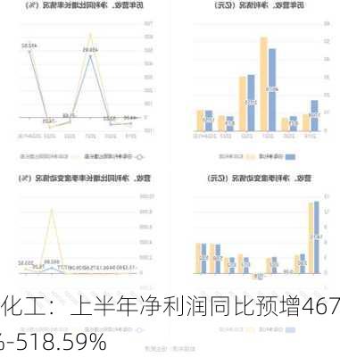 鲁西化工：上半年净利润同比预增467.04%-518.59%