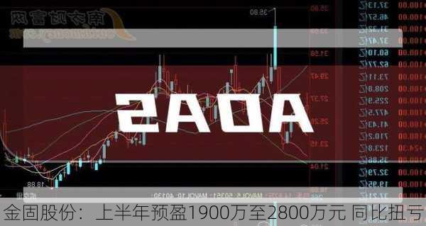 金固股份：上半年预盈1900万至2800万元 同比扭亏