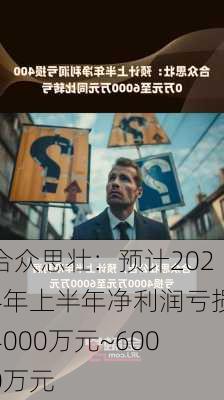 合众思壮：预计2024年上半年净利润亏损4000万元~6000万元