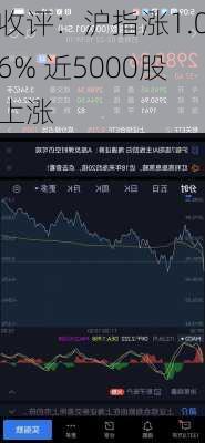 收评：沪指涨1.06% 近5000股上涨