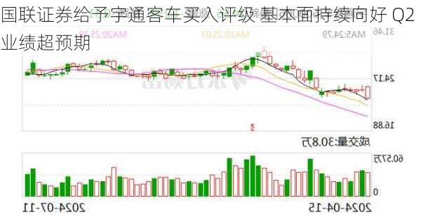 国联证券给予宇通客车买入评级 基本面持续向好 Q2业绩超预期